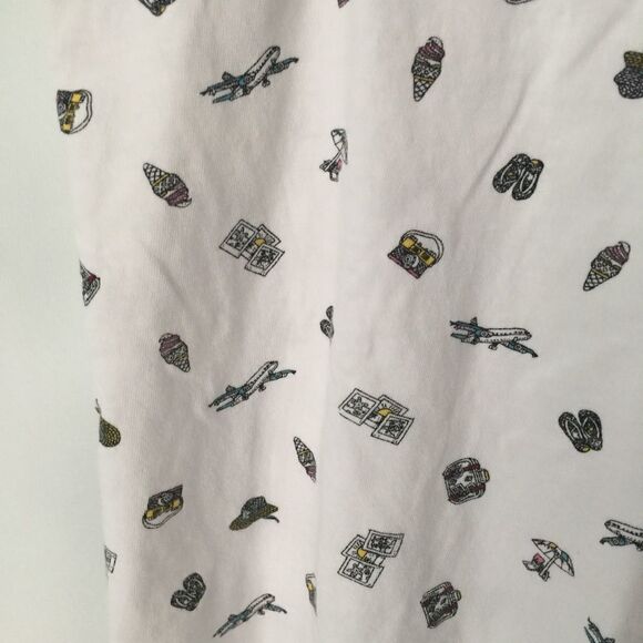 Primark Cotton Vest Vacation Mode On Crop Top in Size Small 6/8 - Picture 4 of 7